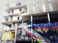 Half a demolition
