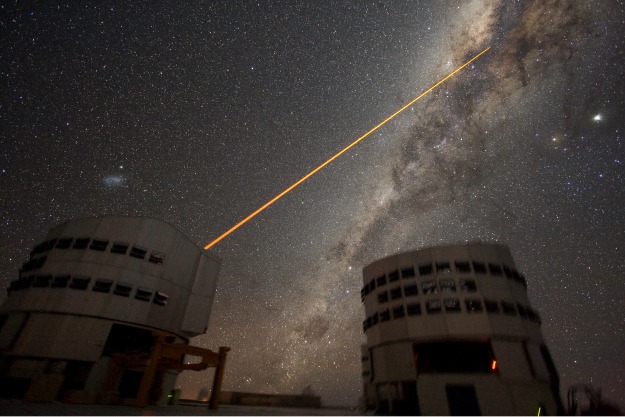 The Very Large Telescope in Chile uses adaptive optics